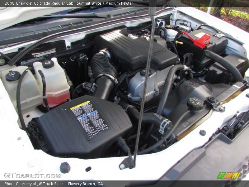 Summit White / Medium Pewter 2008 Chevrolet Colorado Regular Cab