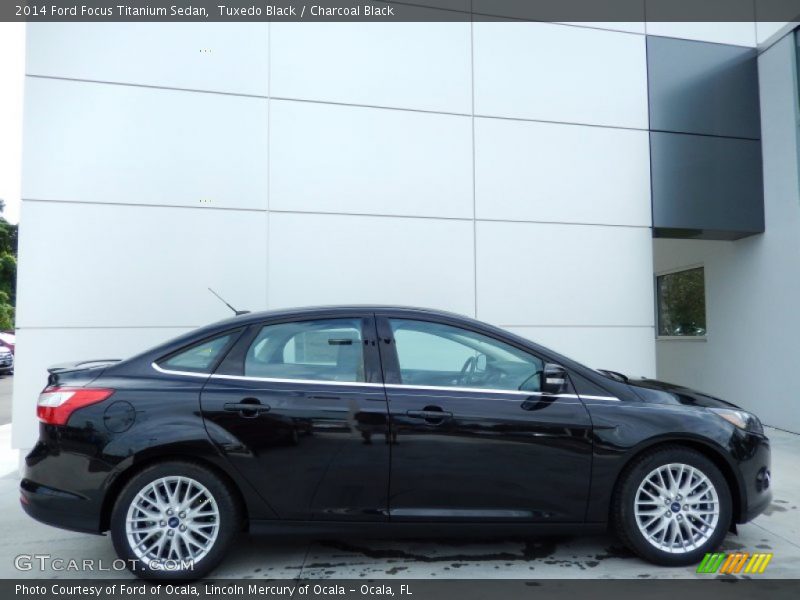 Tuxedo Black / Charcoal Black 2014 Ford Focus Titanium Sedan