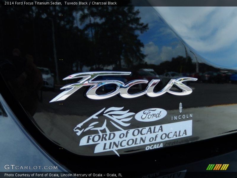 Tuxedo Black / Charcoal Black 2014 Ford Focus Titanium Sedan