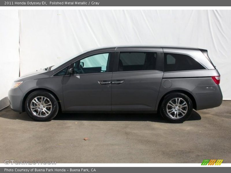 Polished Metal Metallic / Gray 2011 Honda Odyssey EX