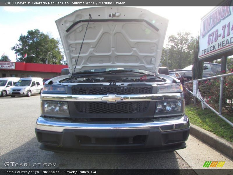 Summit White / Medium Pewter 2008 Chevrolet Colorado Regular Cab