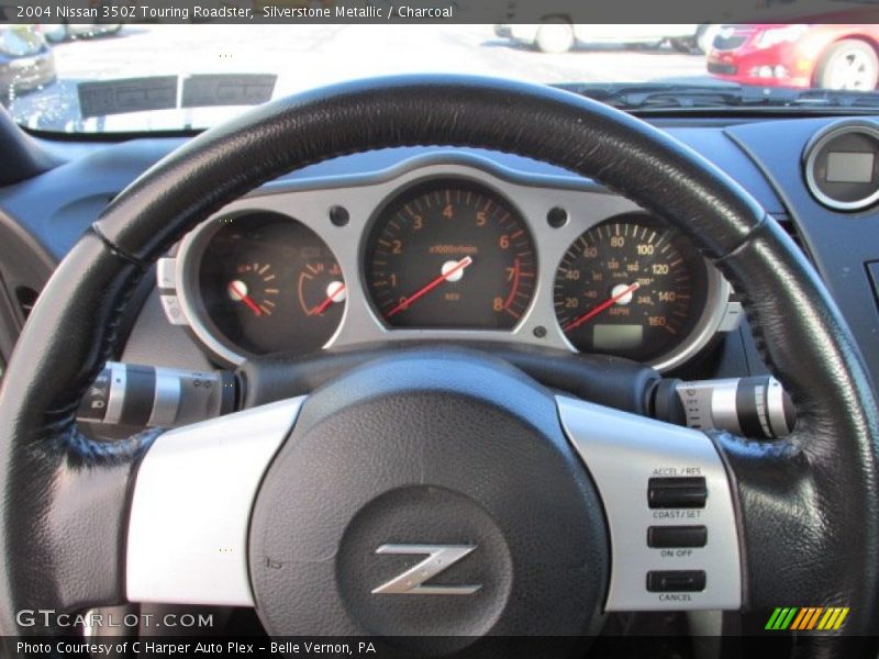 Silverstone Metallic / Charcoal 2004 Nissan 350Z Touring Roadster