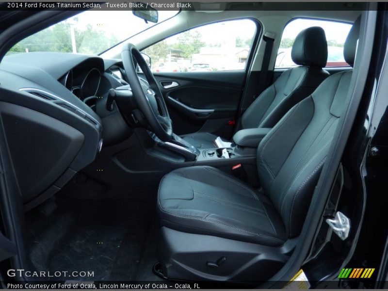 Tuxedo Black / Charcoal Black 2014 Ford Focus Titanium Sedan