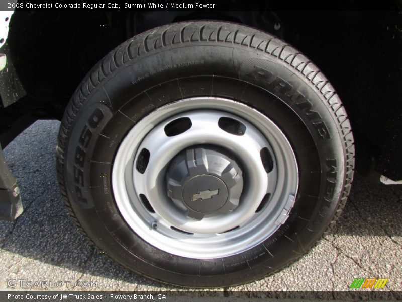 Summit White / Medium Pewter 2008 Chevrolet Colorado Regular Cab