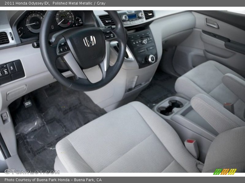 Polished Metal Metallic / Gray 2011 Honda Odyssey EX