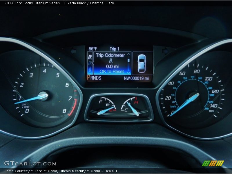 Tuxedo Black / Charcoal Black 2014 Ford Focus Titanium Sedan