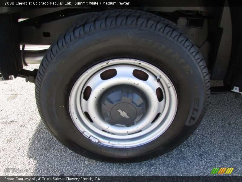 Summit White / Medium Pewter 2008 Chevrolet Colorado Regular Cab