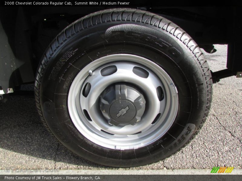 Summit White / Medium Pewter 2008 Chevrolet Colorado Regular Cab