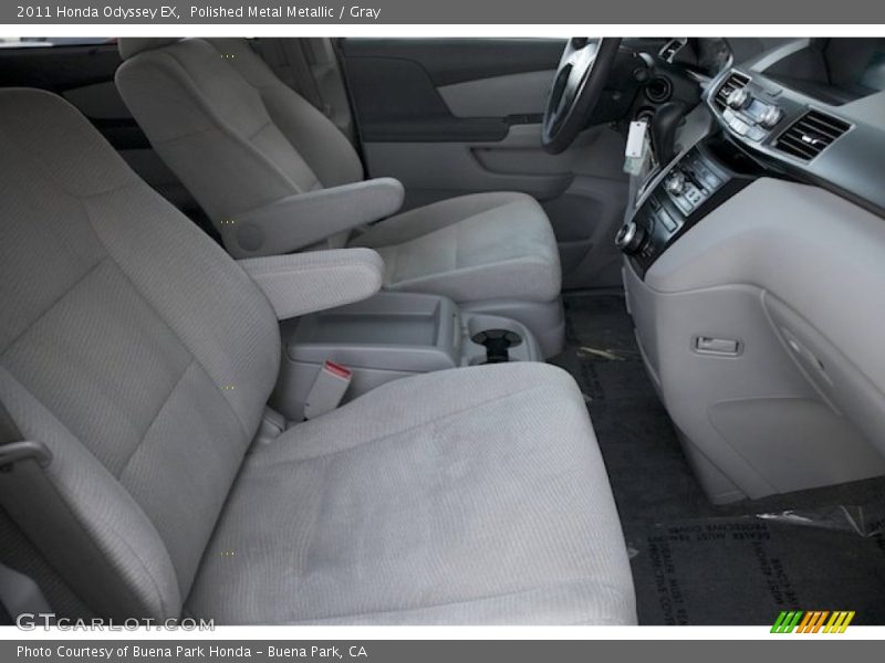 Polished Metal Metallic / Gray 2011 Honda Odyssey EX