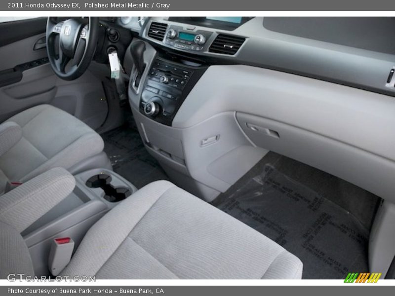 Polished Metal Metallic / Gray 2011 Honda Odyssey EX