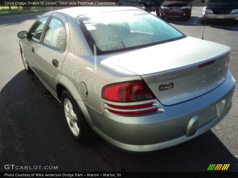 Satin Jade Pearlcoat / Sandstone 2004 Dodge Stratus SE Sedan