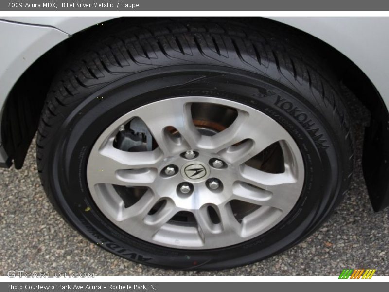 Billet Silver Metallic / Taupe 2009 Acura MDX