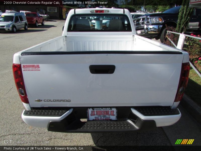 Summit White / Medium Pewter 2009 Chevrolet Colorado Regular Cab