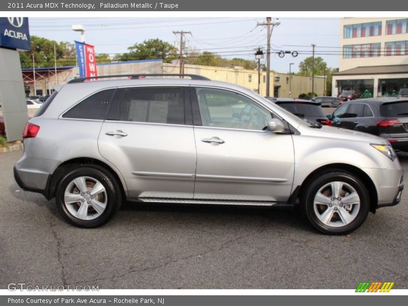 Palladium Metallic / Taupe 2011 Acura MDX Technology