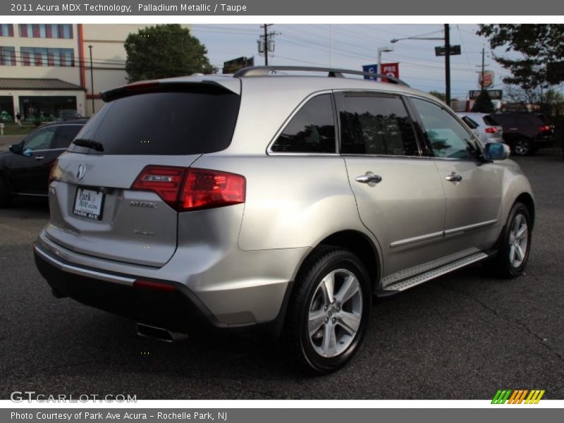 Palladium Metallic / Taupe 2011 Acura MDX Technology