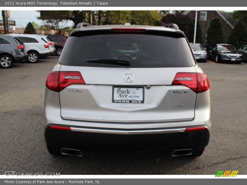 Palladium Metallic / Taupe 2011 Acura MDX Technology