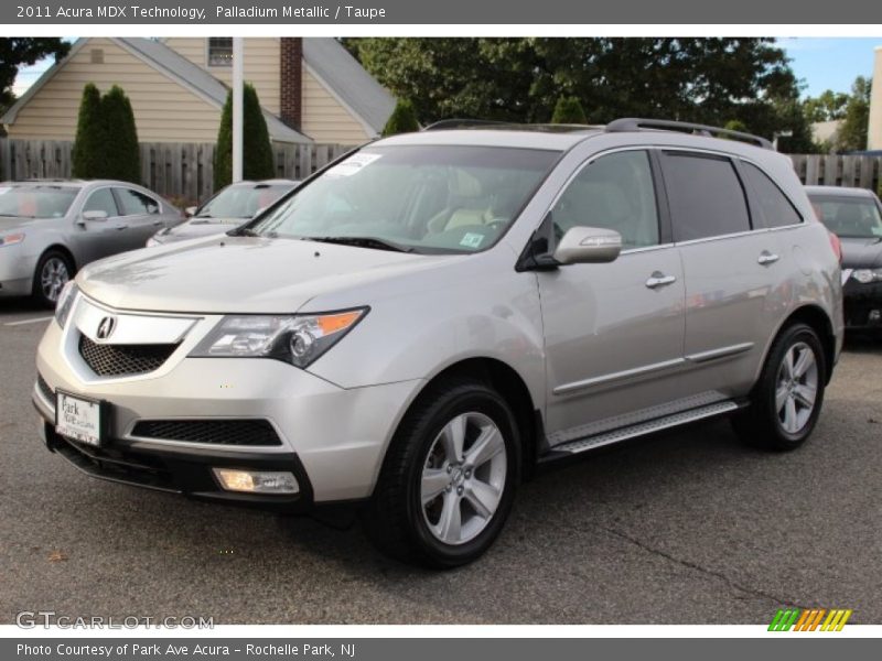 Palladium Metallic / Taupe 2011 Acura MDX Technology