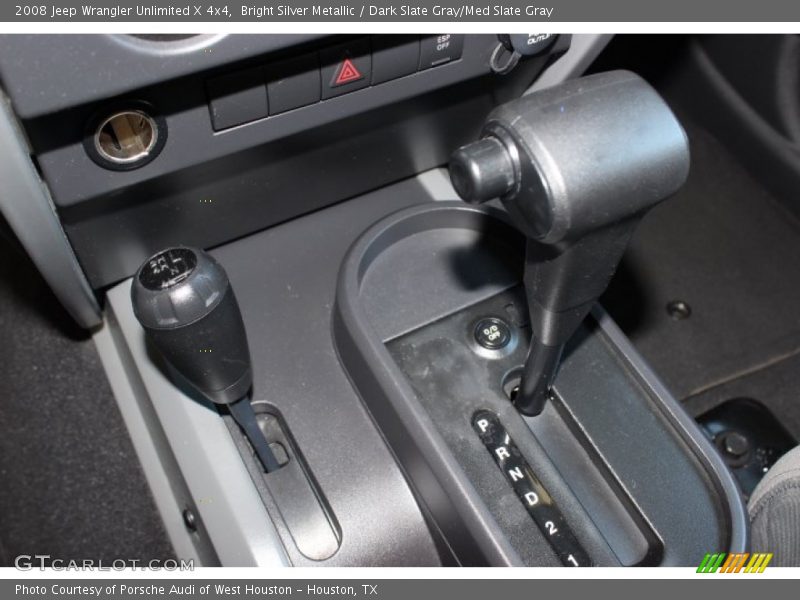 Bright Silver Metallic / Dark Slate Gray/Med Slate Gray 2008 Jeep Wrangler Unlimited X 4x4