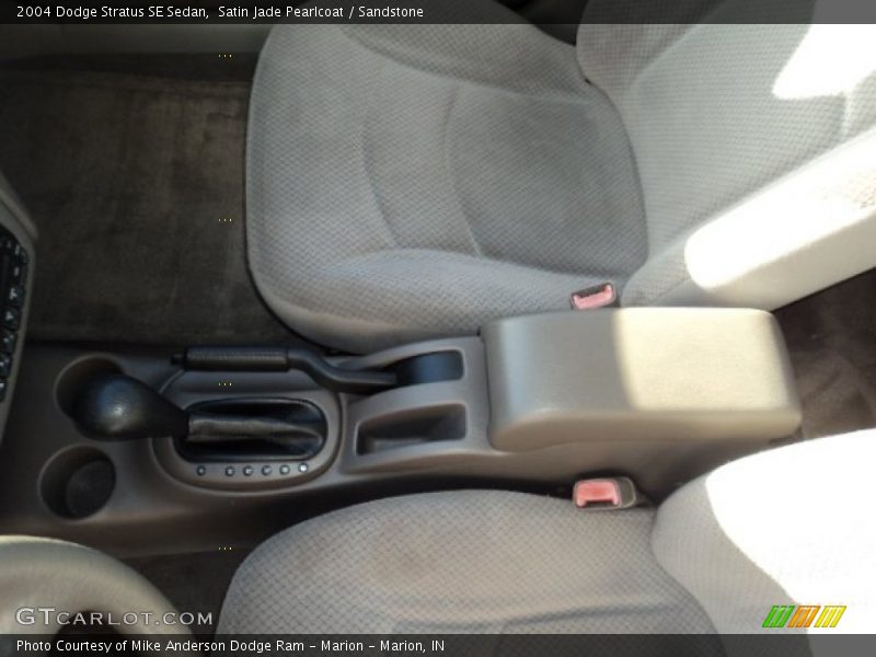 Satin Jade Pearlcoat / Sandstone 2004 Dodge Stratus SE Sedan