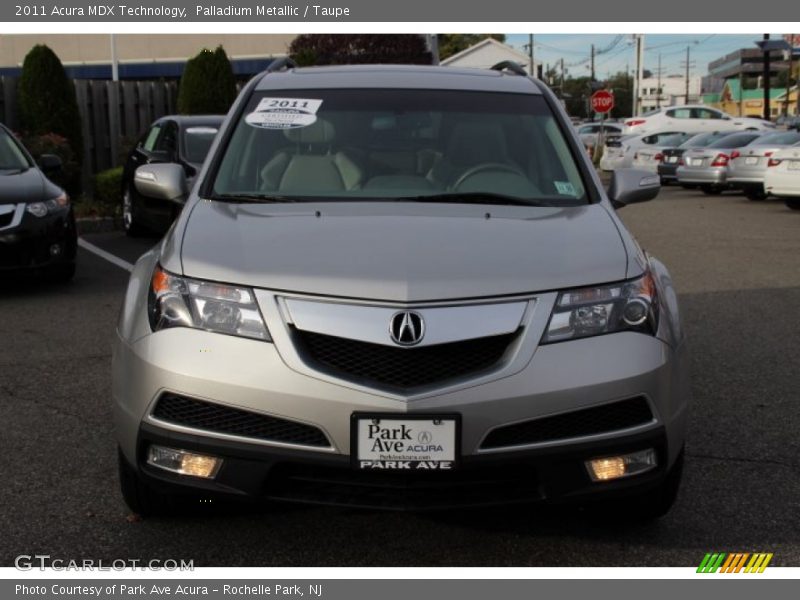 Palladium Metallic / Taupe 2011 Acura MDX Technology