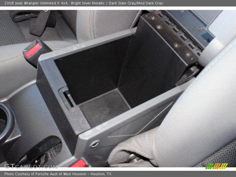 Bright Silver Metallic / Dark Slate Gray/Med Slate Gray 2008 Jeep Wrangler Unlimited X 4x4