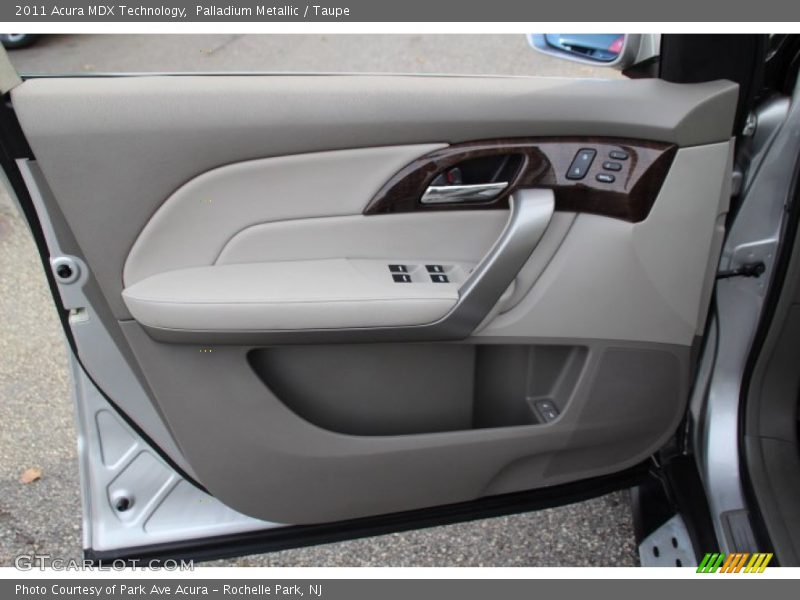 Palladium Metallic / Taupe 2011 Acura MDX Technology