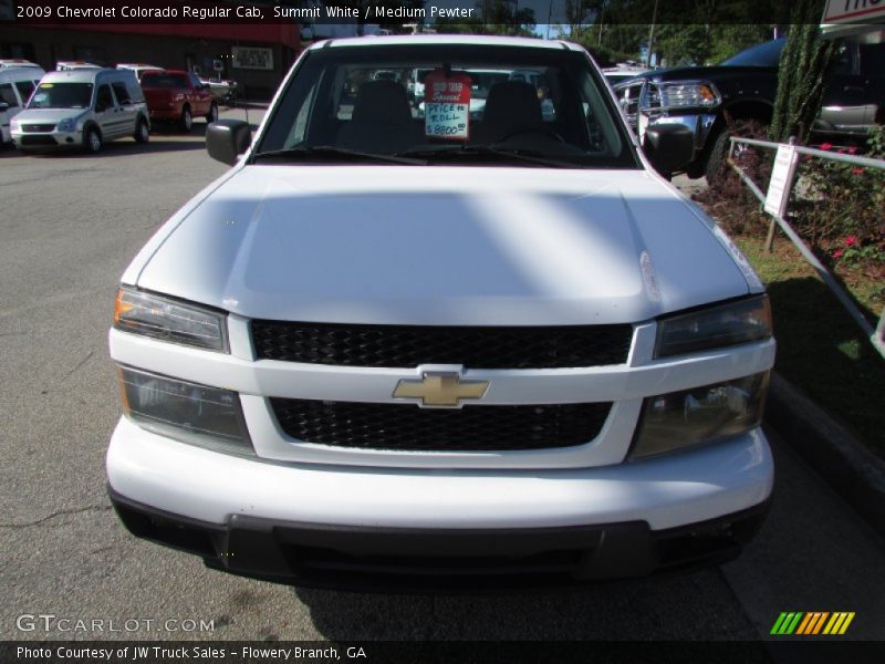Summit White / Medium Pewter 2009 Chevrolet Colorado Regular Cab