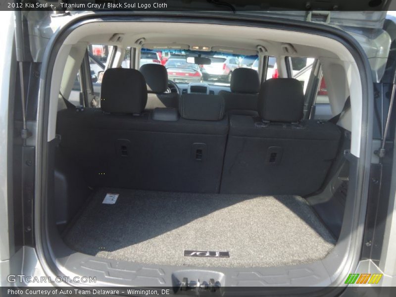 Titanium Gray / Black Soul Logo Cloth 2012 Kia Soul +