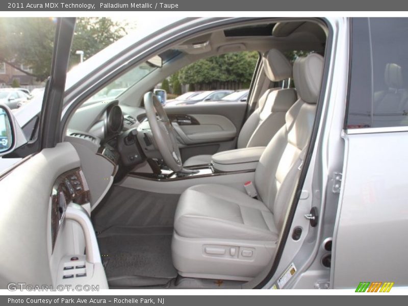 Palladium Metallic / Taupe 2011 Acura MDX Technology