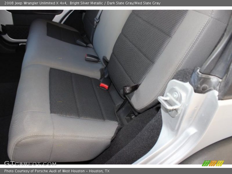 Bright Silver Metallic / Dark Slate Gray/Med Slate Gray 2008 Jeep Wrangler Unlimited X 4x4