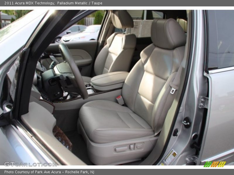 Palladium Metallic / Taupe 2011 Acura MDX Technology