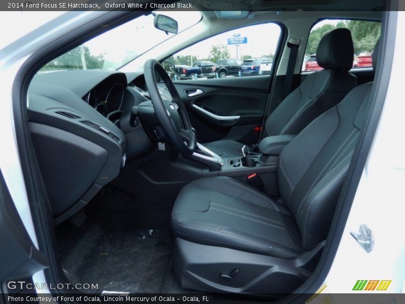  2014 Focus SE Hatchback Charcoal Black Interior