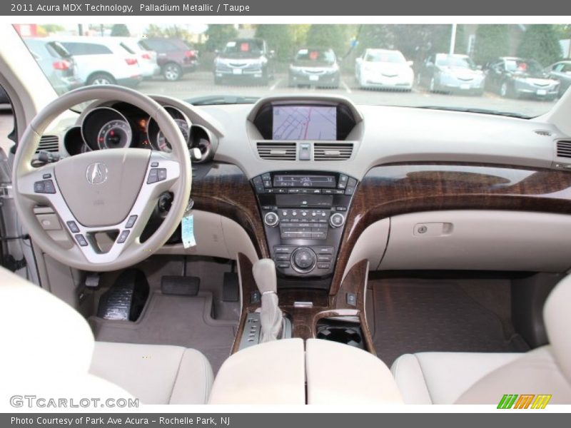 Palladium Metallic / Taupe 2011 Acura MDX Technology