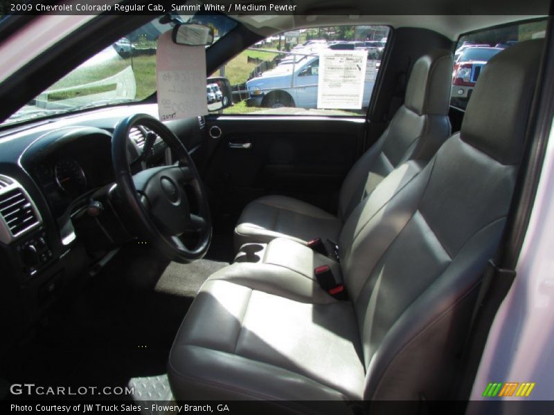 Summit White / Medium Pewter 2009 Chevrolet Colorado Regular Cab