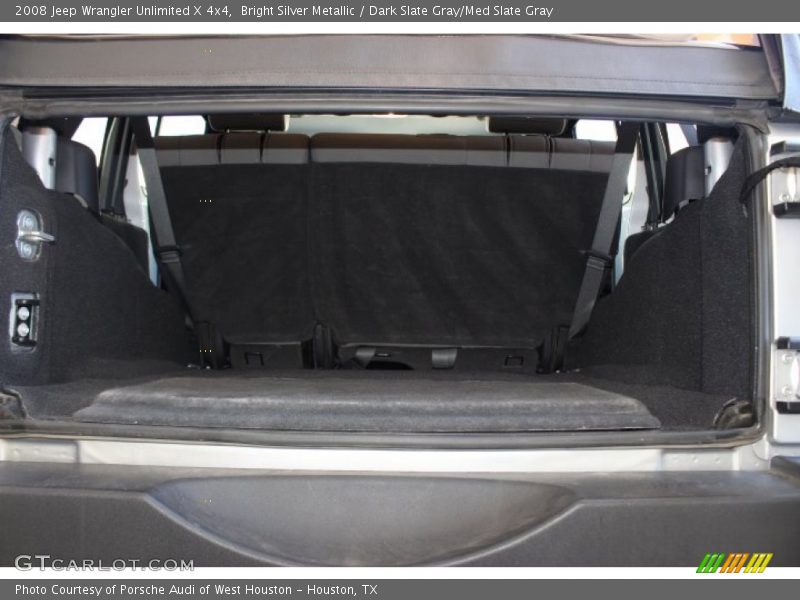 Bright Silver Metallic / Dark Slate Gray/Med Slate Gray 2008 Jeep Wrangler Unlimited X 4x4
