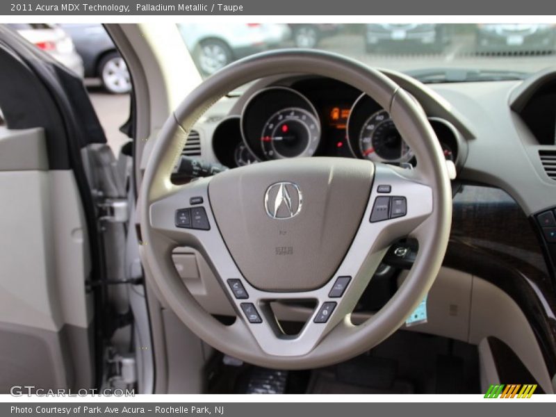 Palladium Metallic / Taupe 2011 Acura MDX Technology
