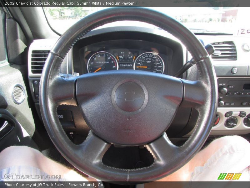 Summit White / Medium Pewter 2009 Chevrolet Colorado Regular Cab