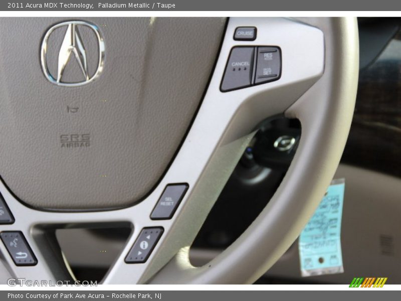 Palladium Metallic / Taupe 2011 Acura MDX Technology