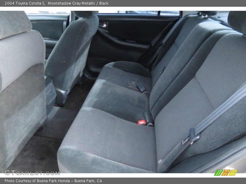 Moonshadow Gray Metallic / Black 2004 Toyota Corolla S