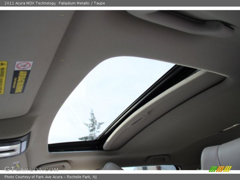 Palladium Metallic / Taupe 2011 Acura MDX Technology