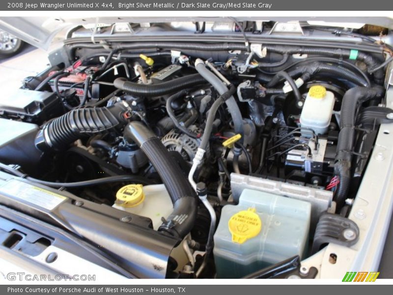 Bright Silver Metallic / Dark Slate Gray/Med Slate Gray 2008 Jeep Wrangler Unlimited X 4x4