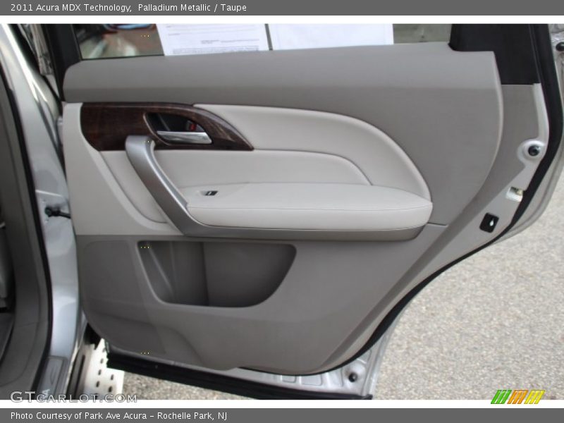 Palladium Metallic / Taupe 2011 Acura MDX Technology