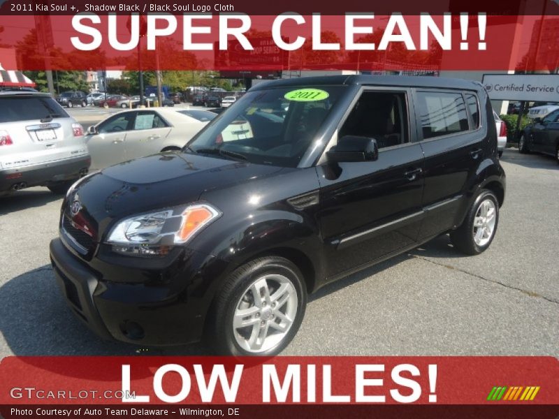 Shadow Black / Black Soul Logo Cloth 2011 Kia Soul +