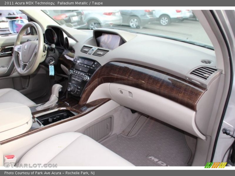 Palladium Metallic / Taupe 2011 Acura MDX Technology