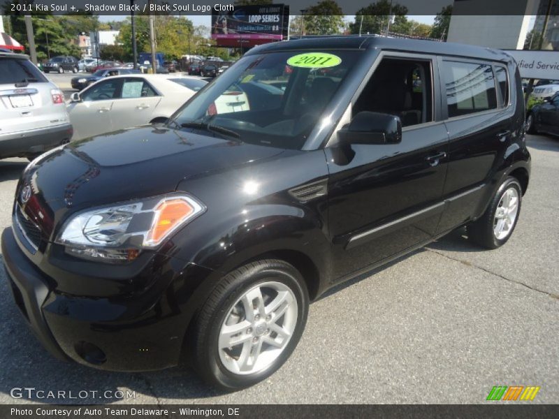 Shadow Black / Black Soul Logo Cloth 2011 Kia Soul +