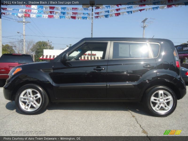 Shadow Black / Black Soul Logo Cloth 2011 Kia Soul +