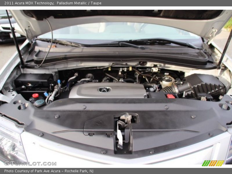 Palladium Metallic / Taupe 2011 Acura MDX Technology