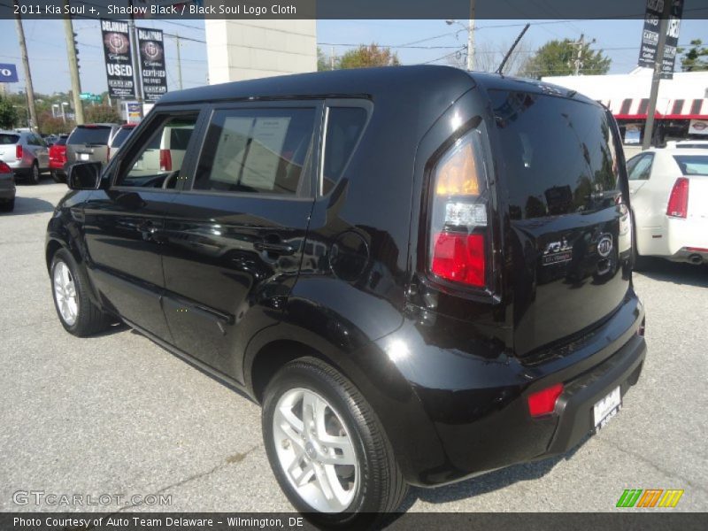 Shadow Black / Black Soul Logo Cloth 2011 Kia Soul +