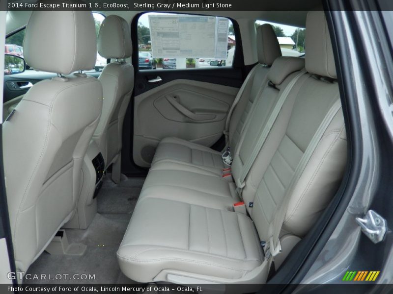 Rear Seat of 2014 Escape Titanium 1.6L EcoBoost