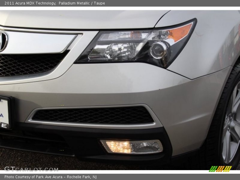 Palladium Metallic / Taupe 2011 Acura MDX Technology